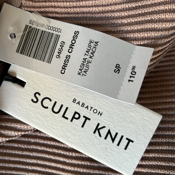 Aritzia Babaton Sculpt Knit Criss Cross Dress - Picture 8 of 8